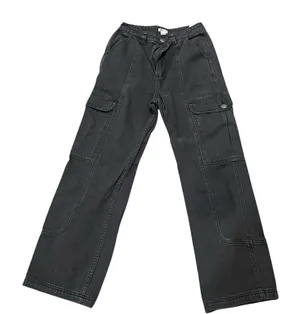 Billabong Women's Cargo Pants Size 27 Black Relaxed Fit Casual thumbnail 1