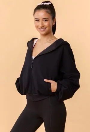 NWT! Blogilates Target X - Women's Marshmallow Full Zip Hooded Sweatshirt XL thumbnail 1