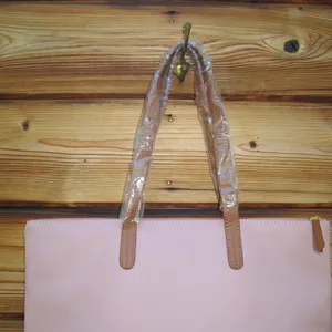 Joy Mangano Pink Leather Tote Bag Pink thumbnail 7
