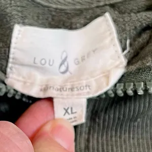 Lou & Grey Signaturesoft Quarter Zip Sweatshirt Olive Army Green XL thumbnail 8
