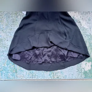 NWT Y2K mini black bow swing cocktail party dress, size 13/14 thumbnail 11