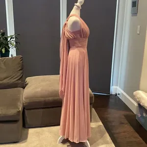 Women’s Pink Full Length Strapless Prom Party Dress S NWT **READ DESCRIPTION thumbnail 4