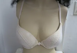 Victoria's Secret body by victoria perfect shape bra in white/ off white size 32D. thumbnail 2