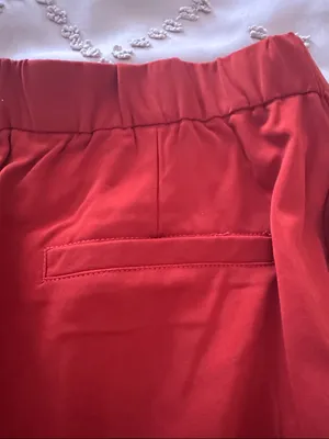 Lulus Sophisticated Company Rust Red Straight Leg Trouser Pants thumbnail 7