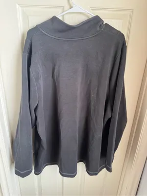 Livi Gray Quarter Zip Sweatshirt Size 26W thumbnail 2