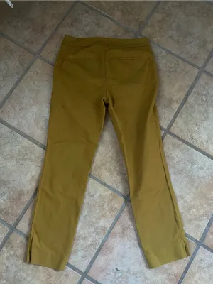Boden Straight-Leg Pants in Mustard thumbnail 2