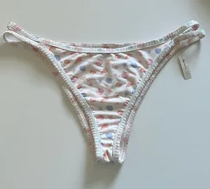 {Hollister} Brand New High-leg Embroidered Strappy Cheekiest Bikini Bottoms thumbnail 1