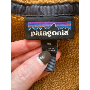 Patagonia Sweatshirt Women XS Brown Retro Pile Fleece Pullover Gorpcore Outdoor‎ thumbnail 7
