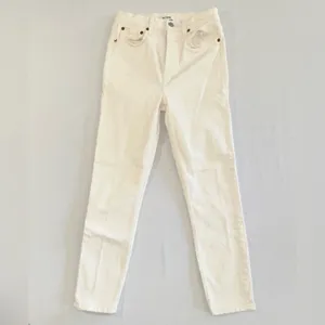 RE/DONE • 90s High Rise Ankle Crop Jeans Vintage White Denim Sz 25 thumbnail 3