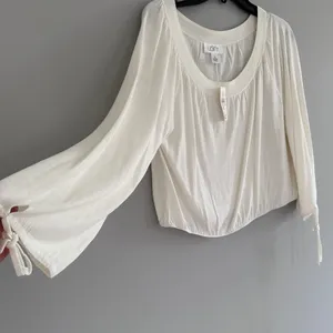 Ann Taylor Loft Fine Gauge Knit Sweater Neck Elastic Waist thumbnail 3