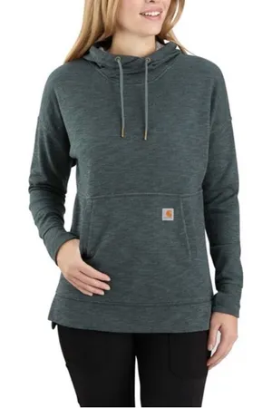 Carhartt Newberry Hoodie 103591 G34 Fog Green Womens S 4/6 Relaxed Fit Pullover thumbnail 1