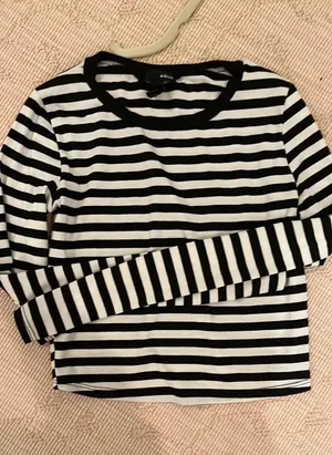 AQUA striped long sleeve shirt thumbnail 1