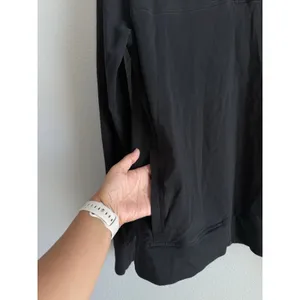 Pact Women Essential 1/4 Zip Pullover Sweatshirt Black Size M Organic Athleisure thumbnail 6