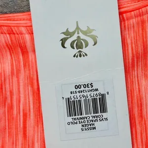 New! NWT Lady Hagen Sleeveless Coral Carnival Golf Polo Small thumbnail 7