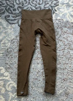 SET ACTIVE X REVOLVE Leggings Brush Brown XS thumbnail 4