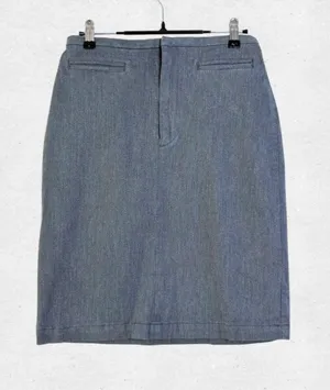 Gray Pencil Skirt Size 6 Small Stretch Work Business Casual Office Siren Career thumbnail 1