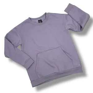 Mondetta Crew‎ Neck Front Pocket Sweatshirt Lavender Purple Medium thumbnail 12