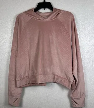 All‎ in Motion Women's Blush Corduroy Hoodie thumbnail 1