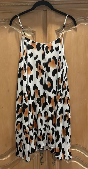 Peach Love Cheetah Print Dress thumbnail 4