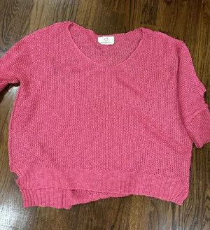 Pink Sweater Top thumbnail 1