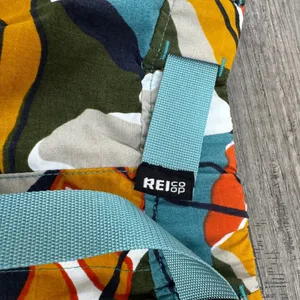REI Co-op Active Shorts Colorful Print Drawstring Lightweight Womens Large thumbnail 4