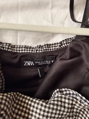 ZARA Gingham mini Dress thumbnail 2