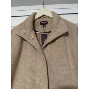 Johnston & Murphy Eyelash‎ Coat Jacket $179 Camel Textured Cozy Academia City thumbnail 3