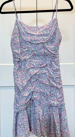 Astr Floral Ruffle Dress thumbnail 1