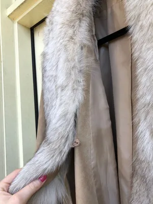 Ultrasuede Fox Fur And Suede Coat thumbnail 3