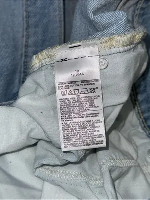 NEW Old Navy Mid Rise Slouchy Wide Leg Jeans Light Wash Baggy Button Fly Sz 18 thumbnail 8