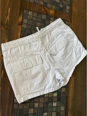 Vintage Y2K Abercrombie & Fitch old money low rise cotton shorts size small 🤍 thumbnail 5