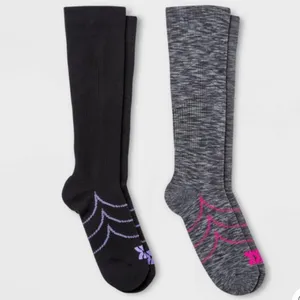 Women's Compression 2pk Knee High Athletic Socks thumbnail 3