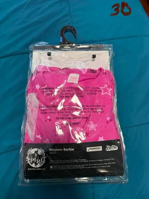 Spirit Halloween Womens western Barbie costume XL 14-16 thumbnail 4