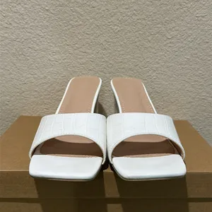 White Heeled Mules Size 11 thumbnail 3