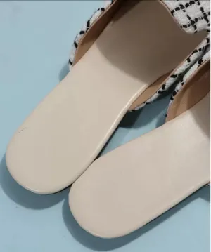 SheIn PU Leather Gold Pointed Toe Flat Mule Shoes thumbnail 7