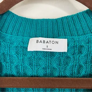 ARITZIA Babaton Emporia Merino Wool Cable Knit Sweater Vest‎ Size Small thumbnail 3
