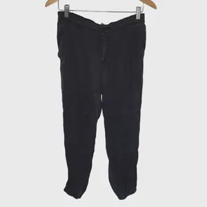 Daily Ritual Womens Jogger Pants Ankle Lyocell Adjustable Waist Black Size 6‎ thumbnail 2