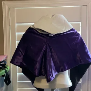 Elegant Purple and Silver Women's Shawl thumbnail 3
