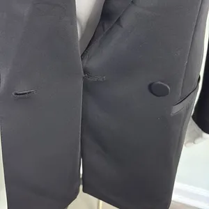 Good American Scuba 2.0 Black Blazer Size 1 Small thumbnail 7