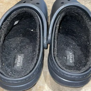 CROCS Black Classic Lined Clog Shoes Unisex Size M6 W7 203591 thumbnail 7