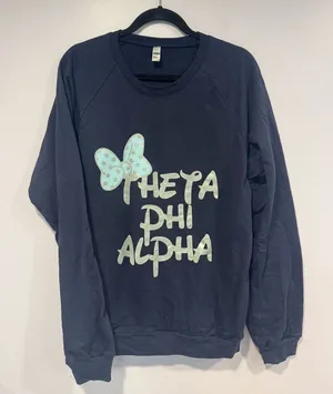 Theta Phi Alpha Sorority‎ Disney castle sweatshirt thumbnail 1
