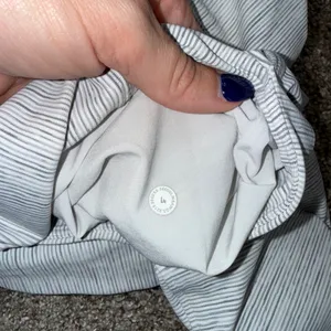Lululemon On the Fly Pants Women 4 White Grey Excellent Straight Leg Space Dye thumbnail 4