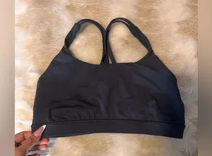 lululemon athletica Charcoal Sports Bra thumbnail 2
