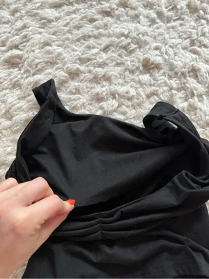 SheIn Black Tank Top with Twist Detail thumbnail 4