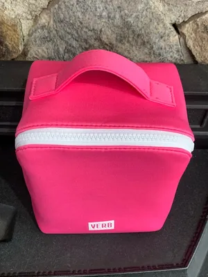 Verb Zip Around Makeup Case Cosmetic Bag Hot Pink Brand New Makeup Not Included thumbnail 4