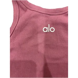 Alo Yoga Aspire Tank Pink Wild Rose S Athleisure thumbnail 6