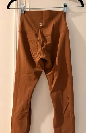Brown Lululemon Leggings 20.5 inch thumbnail 1