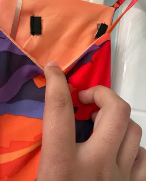 Women’s Vibrant Tropical-Print Halter Dress thumbnail 3