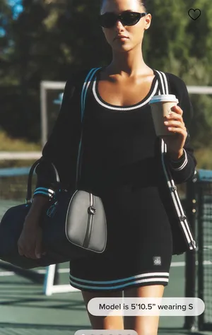 Alo Yoga Tennis Club Sweater Knit Dress thumbnail 1