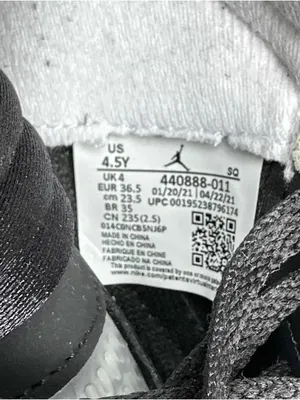 Air Jordan 5 Retro GS 'Oreo' 2021 Size 4.5y Women’s Size 6 thumbnail 8